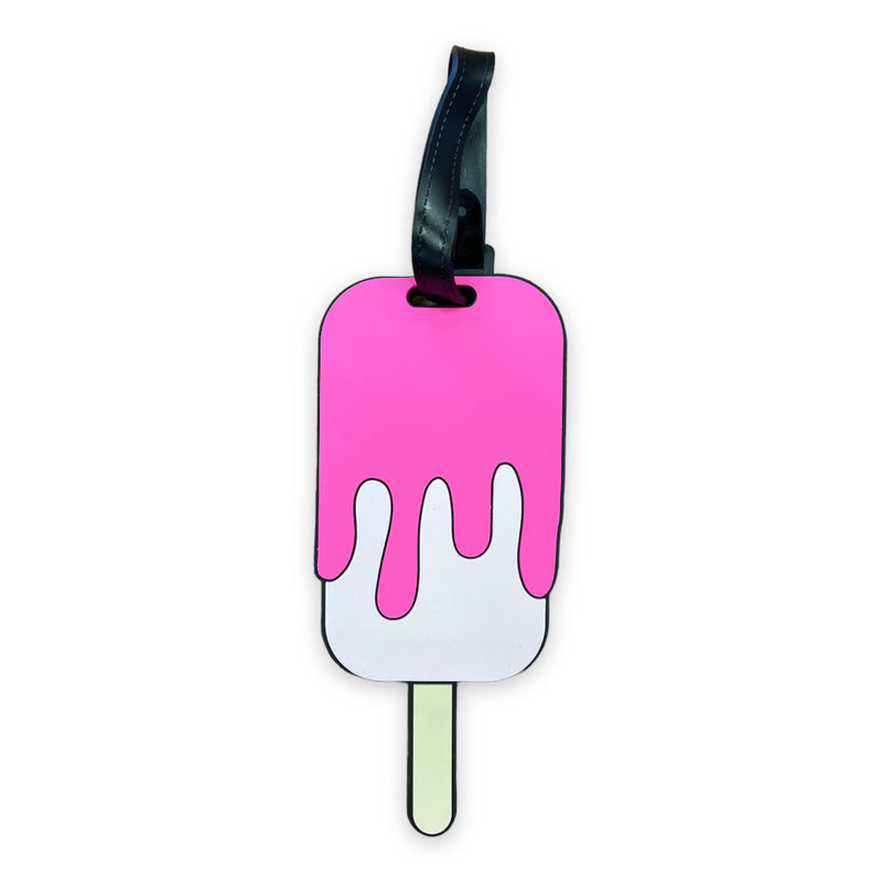 Pink Ice Pop Luggage Tag