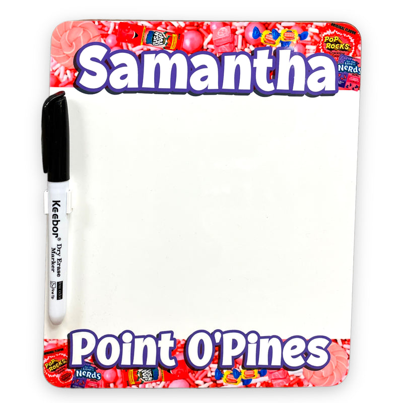 Sugar Rush Dry Erase Board