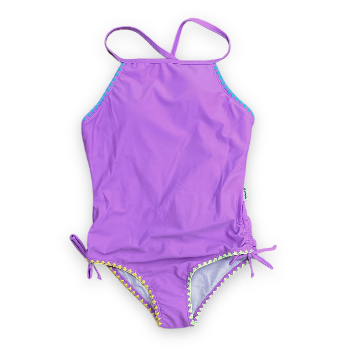 Brooke Purple Embroidered Bathing Suit - Bee Bee Designs