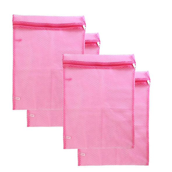 Basic Pink Sock Bag - Set of 4 - Bee Bee Designs