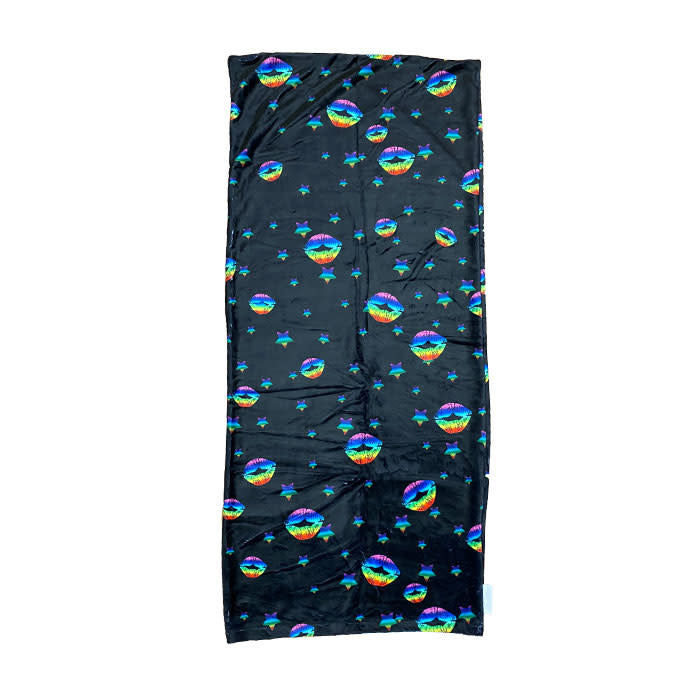 Rainbow Lips Fuzzy Sleep Sack