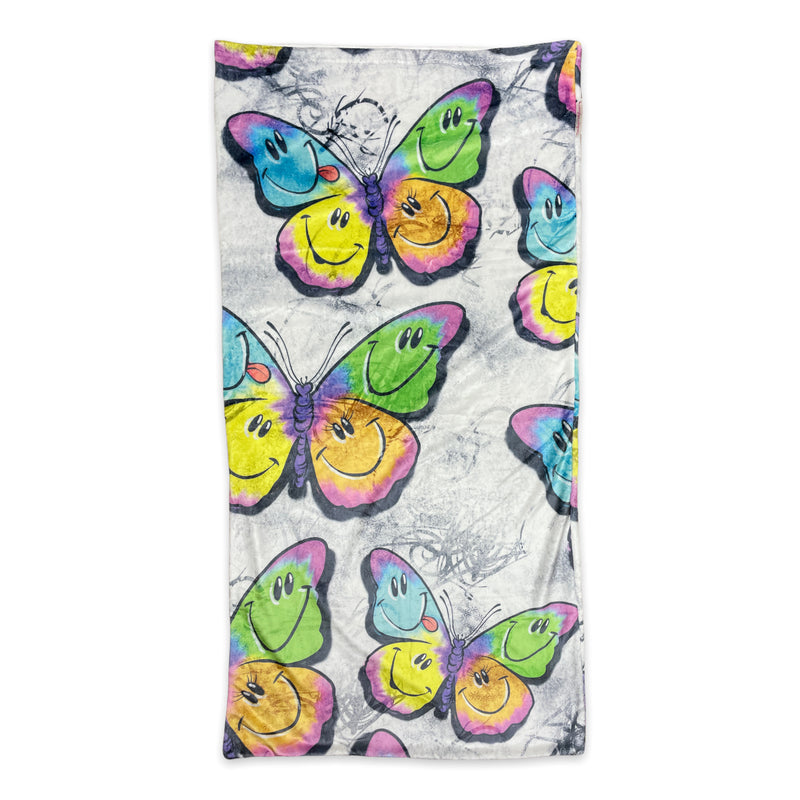 Butterfly Smiles Fuzzy Sleep Sack