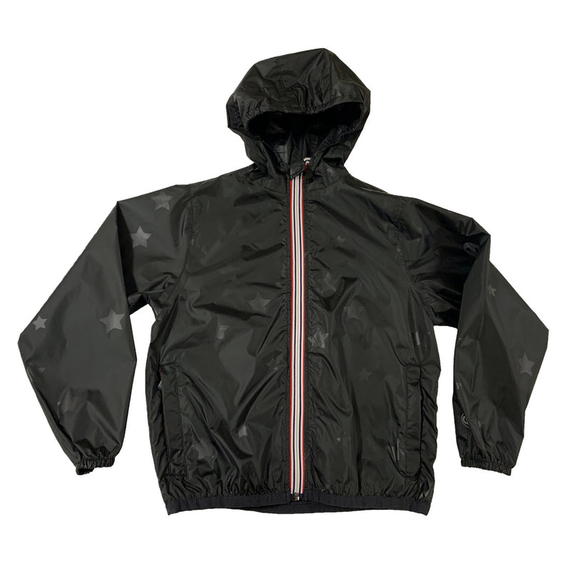 Black Stars Packable Rain Jacket