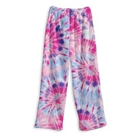 Razzy Tie Dye Fuzzy Pants