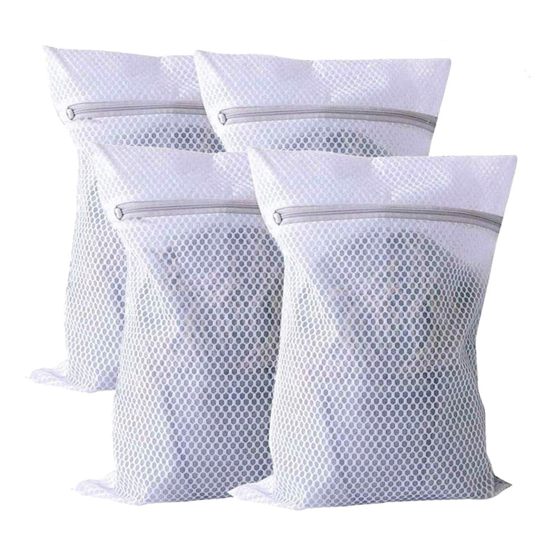 Basic Sock Bag White Set of 4