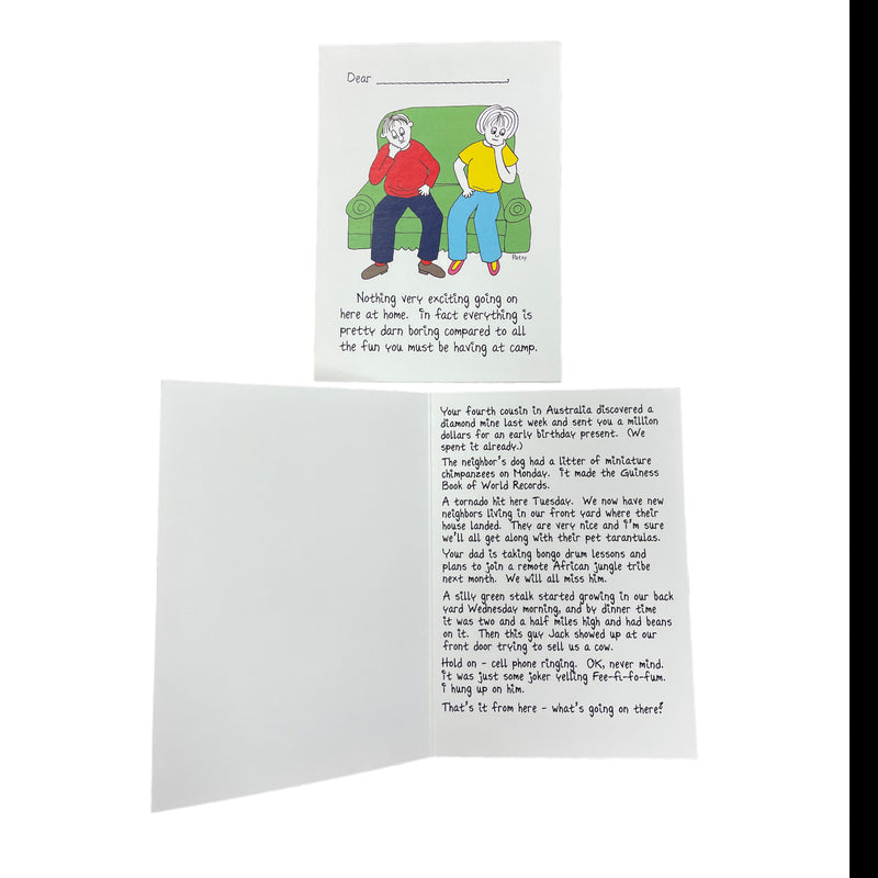 Nothing Exciting Camp Card