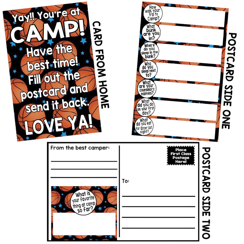 Sports First Letter to Camp