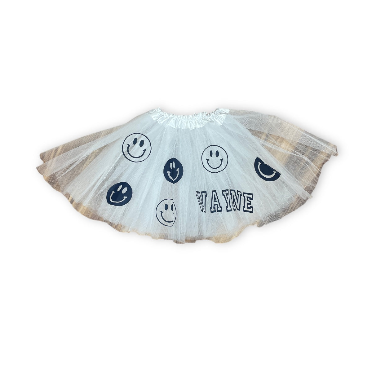 Custom Camp Logo Tutu with Smileys - Bee Bee Designs
