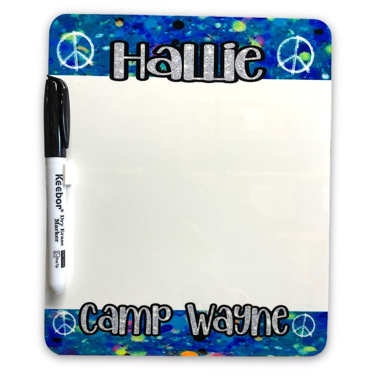 Galaxy Peace Dry Erase Board - Bee Bee Designs