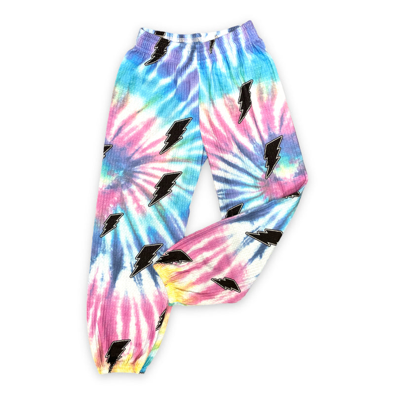 Tie Dye Bolt Thermal Lounge Pants