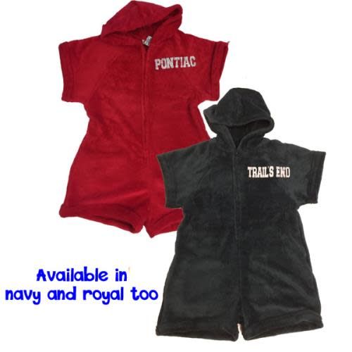 Original Camp Name Fuzzy Romper - Bee Bee Designs