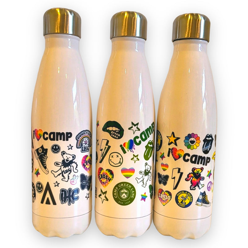 All Patched Water Bottle
