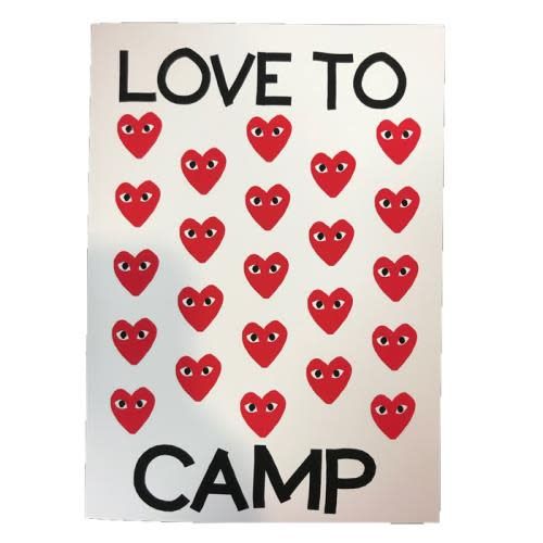 Commes to Camp Card