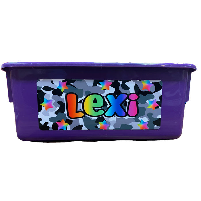 Camo Stars Storage Tub