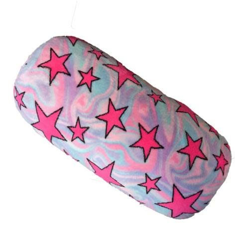 Stars Fuzzy Bolster Pillow