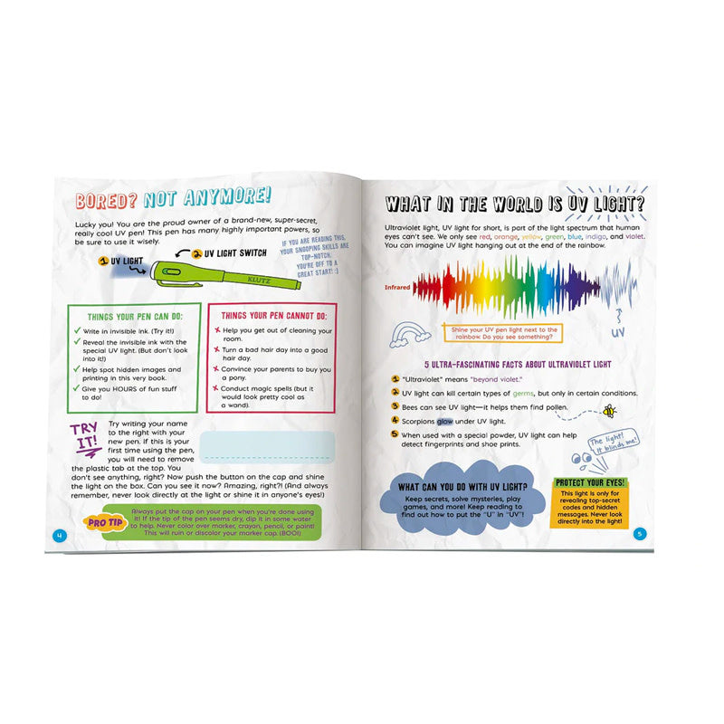 The Ultimate Invisible Ink Activity Book - Bee Bee Designs