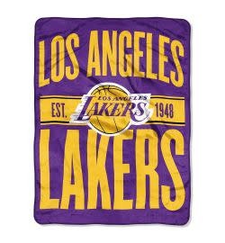 LA Lakers Fuzzy Throw Blanket