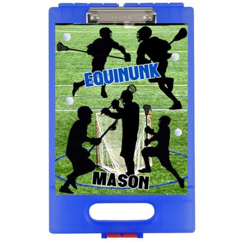 Lax Silhouette Clipboard – storage clipboard for writing camp letters at sleepaway or overnight camp by Bee Bee Designs