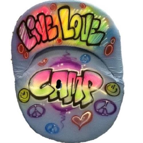 Live, Love Camp Airbrushed Chair - Bee Bee Designs