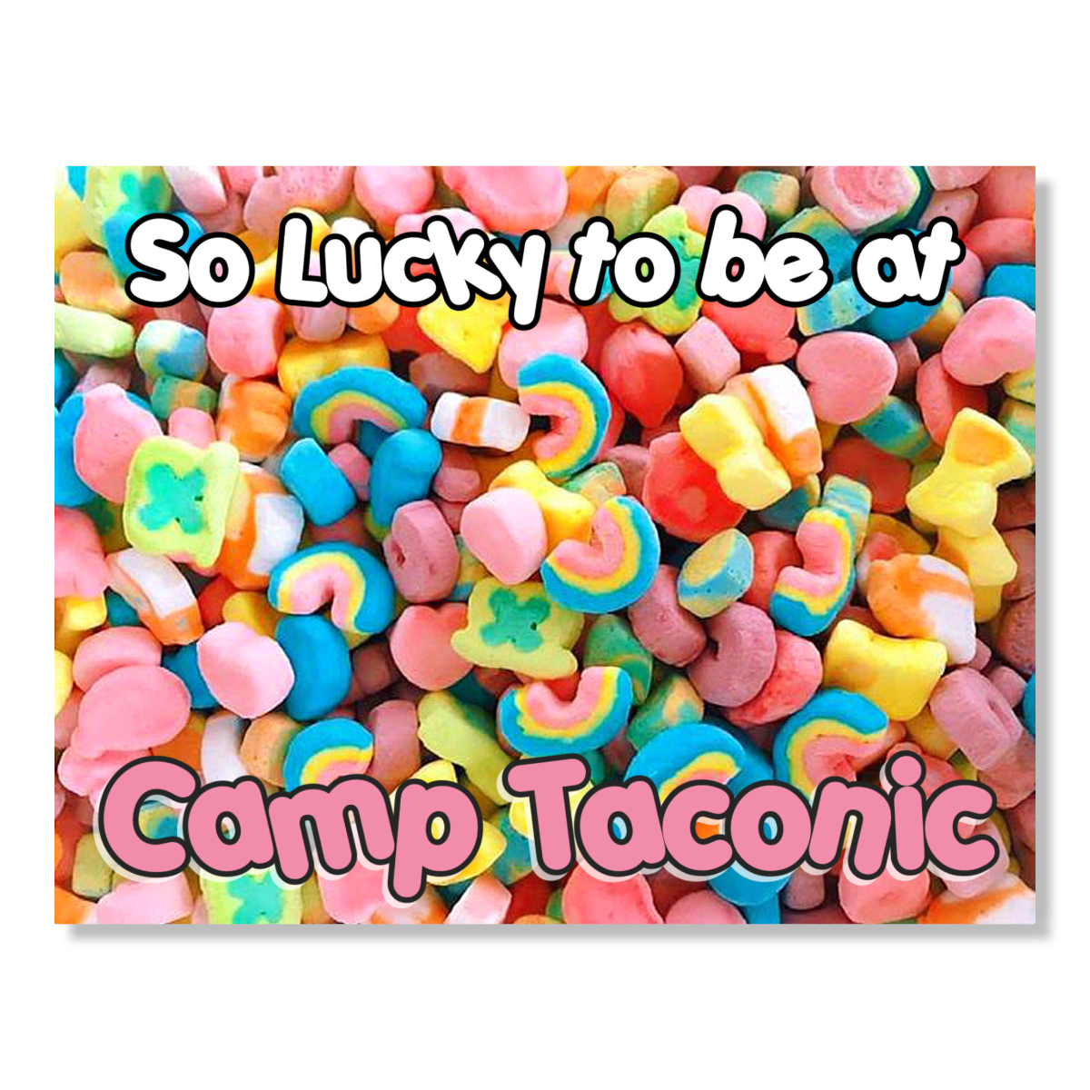 Lucky Charms Camp Notecards – letters FROM camp notecards (8 cards + 8 envelopes) for sleepaway/overnight camp by Bee Bee Designs