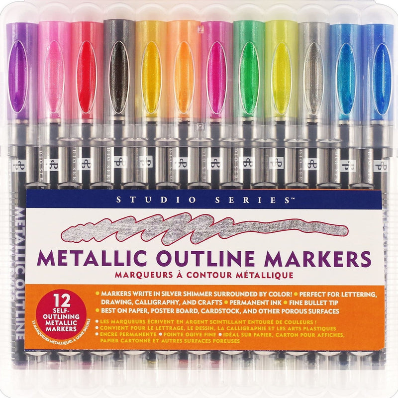 Metallic Outline Markers