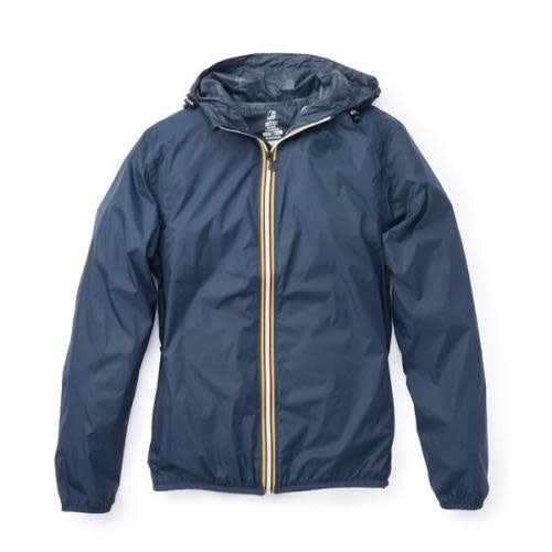 Navy Packable Rain Jacket - Bee Bee Designs