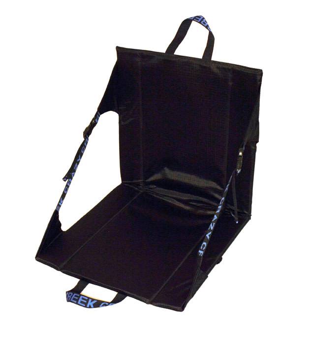 Black Crazy Creek Chair camp chair – Crazy Creek style – portable, low-profile seating.