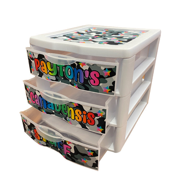Camo Stars Drawers