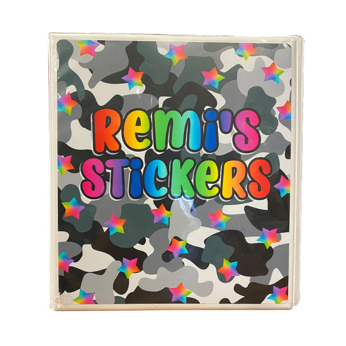 Camo Star Sticker Book - Bee Bee Designs