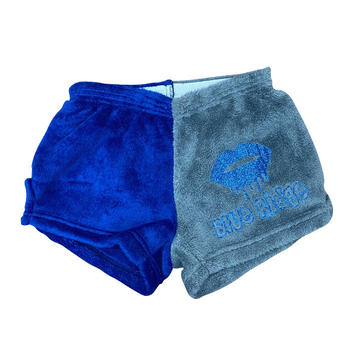 Fuzzy Shorts with Bubble Lettters and Fun Design - Bee Bee Designs
