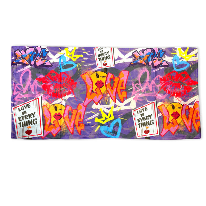 Love Graffiti Towel