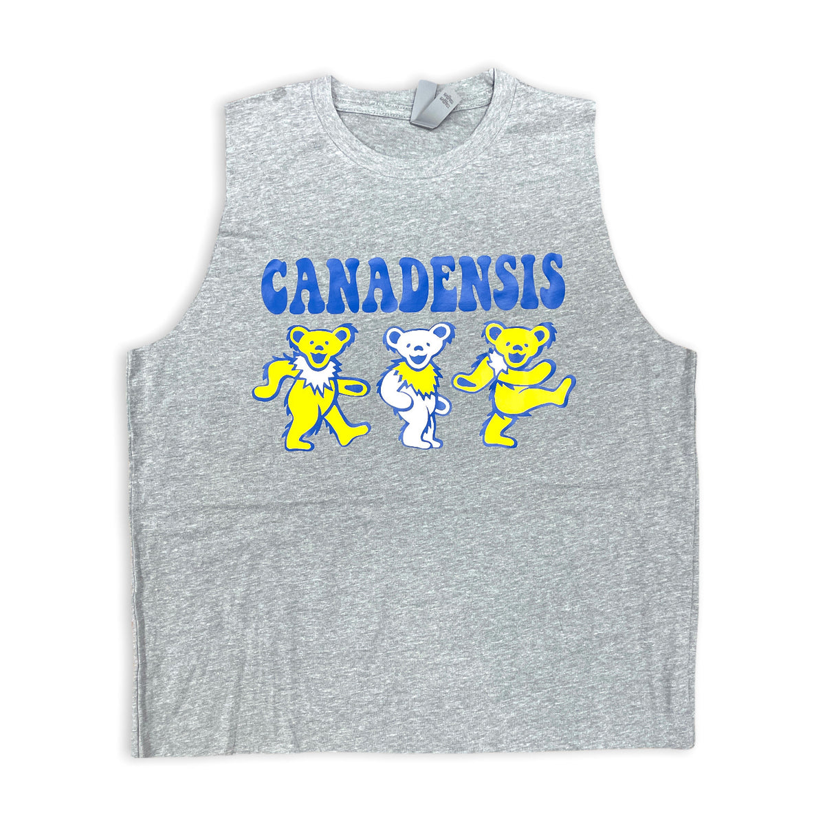 Scarlet Begonias Camp Sleeveless Shirt - Bee Bee Designs