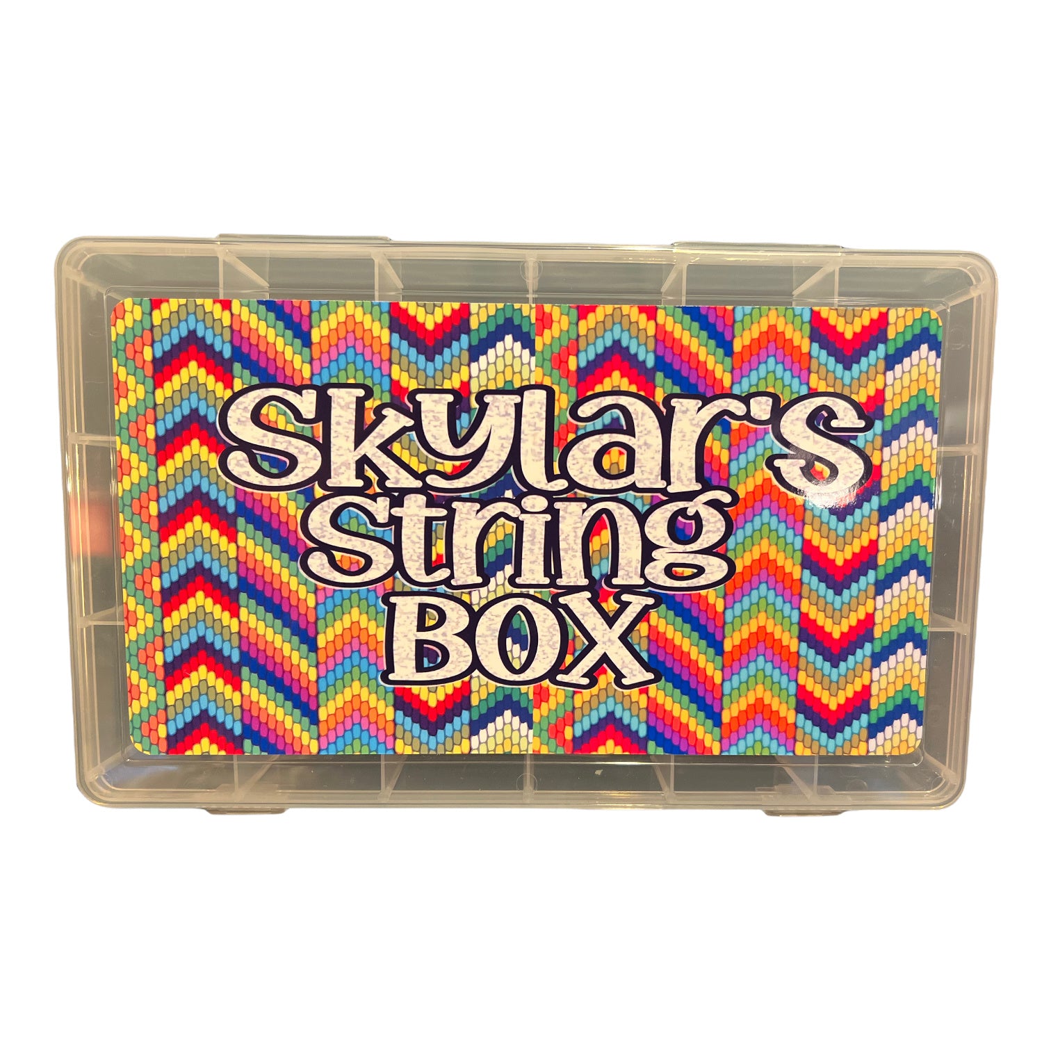 Colorful String Box Friendship Bracelet String Box | Bee Bee Designs