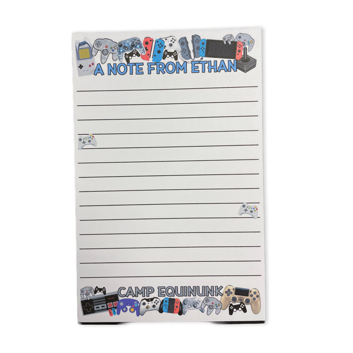 Controllers Lines Stationery Camp Notecards – letters FROM camp notecards (8 cards + 8 envelopes) for sleepaway/overnight camp by Bee Bee Designs
