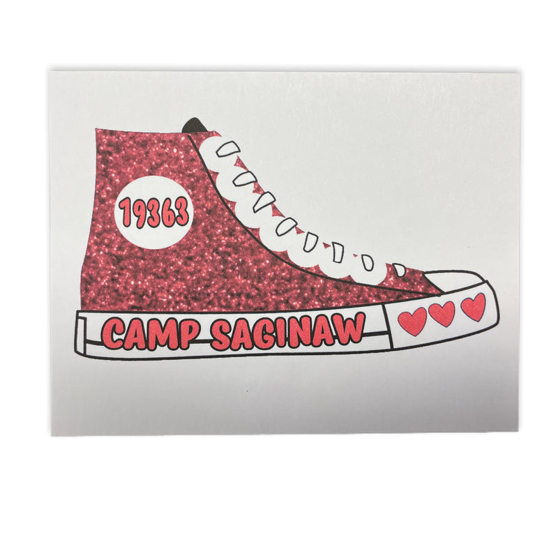 Glitter High Top Notecards - Bee Bee Designs