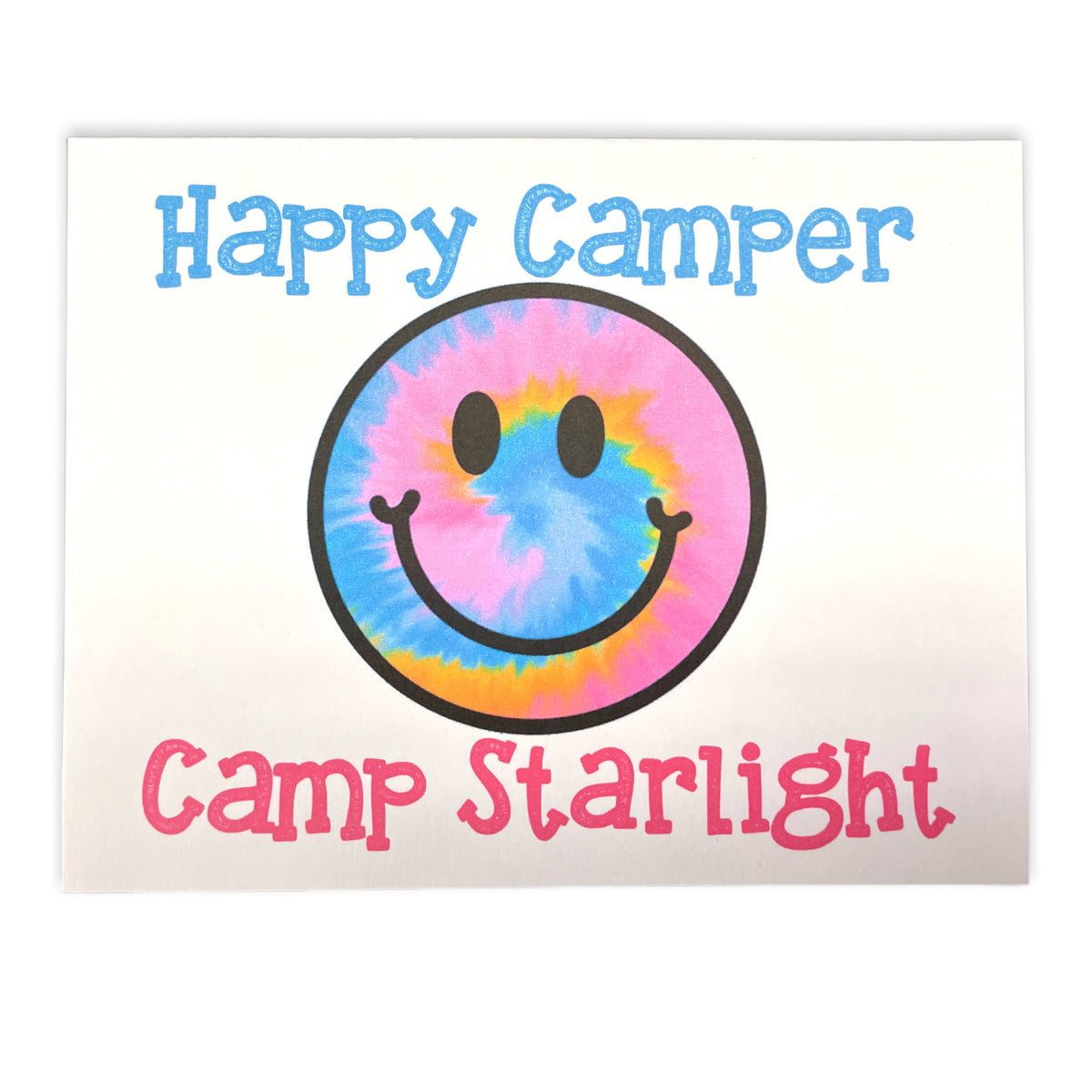 Happy Camper Notecards – letters TO camp notecards (6 cards, 3 designs) for sleepaway/overnight camp by Bee Bee Designs