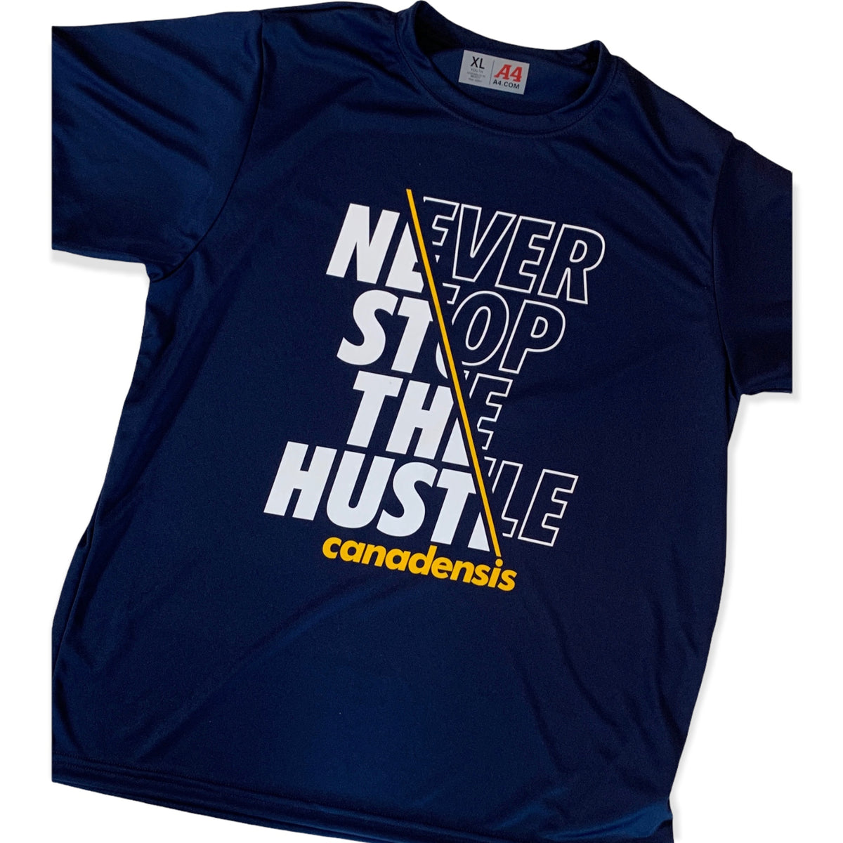 Never Stop the Hustle Performance Shrt - Bee Bee Designs