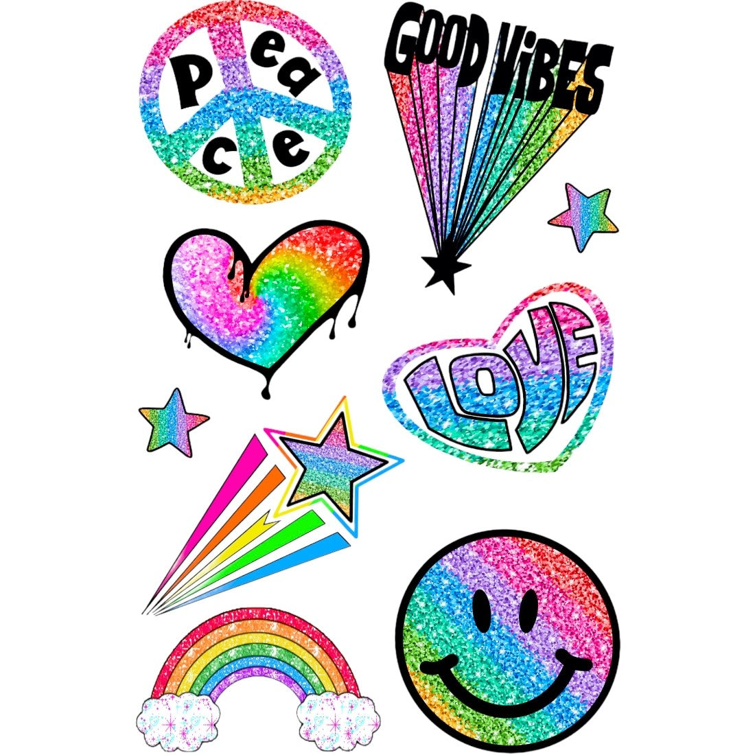 Glitter Cling Its - Bee Bee Designs