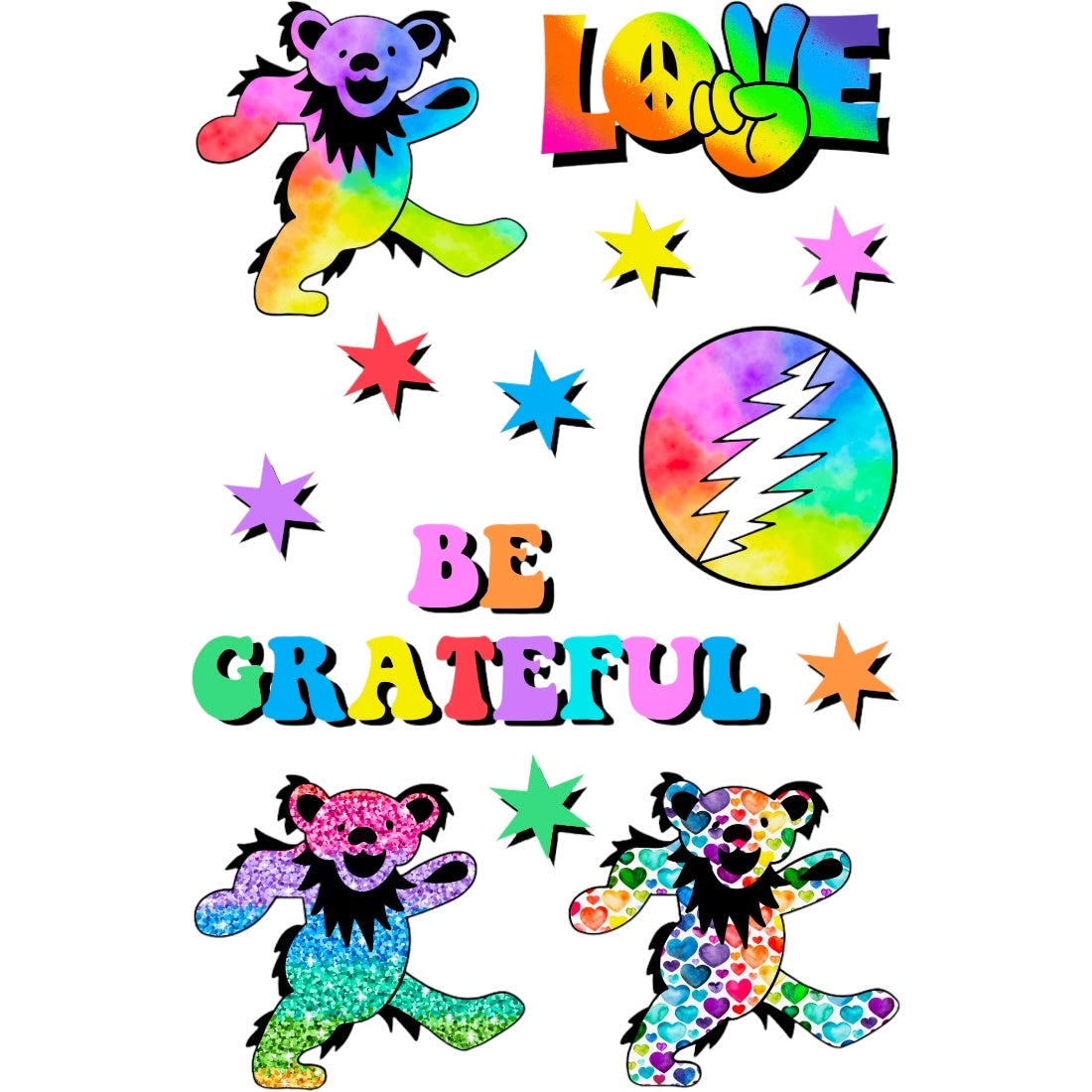 Grateful Cling Its - Bee Bee Designs