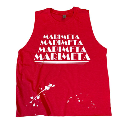 Splatter Marquis Camp Sleeveless Shirt