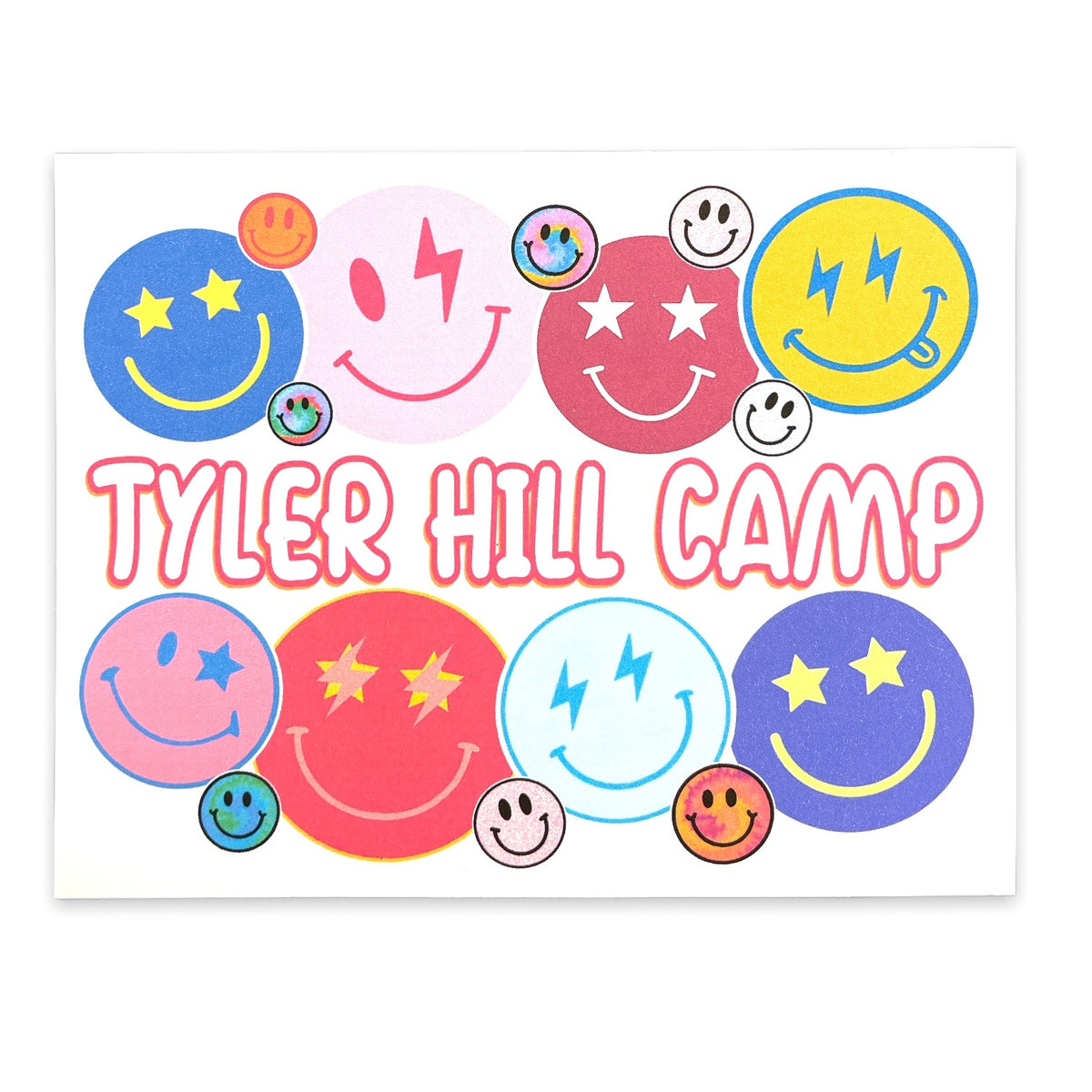 Smileys Notecards Camp Notecards – letters FROM camp notecards (8 cards + 8 envelopes) for sleepaway/overnight camp by Bee Bee Designs