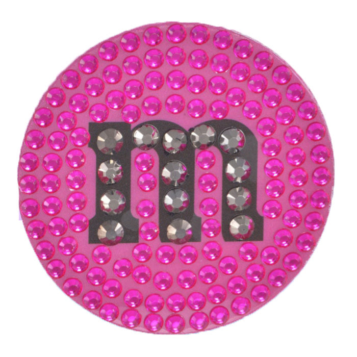 Pink M and M Stickerbean