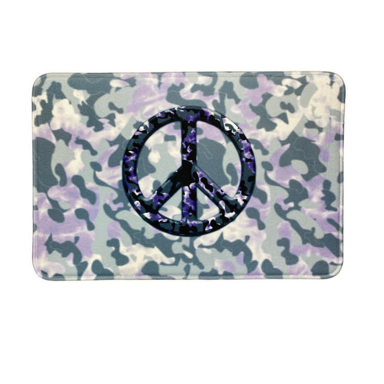 Purple Pastel Camo Mat