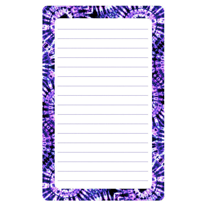 Purple Swirl Lined Notepad