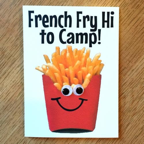 Fries Wiggy Eye Card