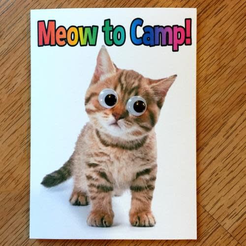 Kitty Wiggly Eye Card - Bee Bee Designs