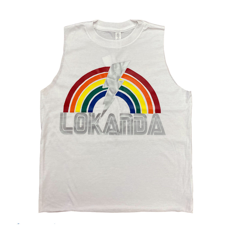 Camp Rainbow Bolt Sleeveless Shirt