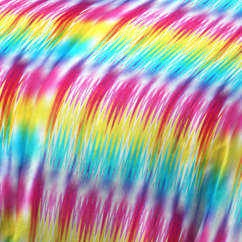 Funky Rainbow Jersey Camp Comforter