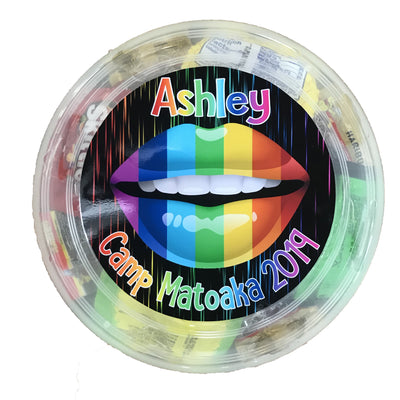 Rainbow Lips Candy Frisbee