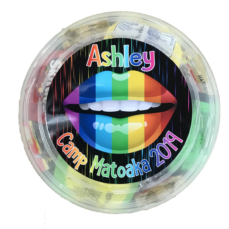 Rainbow Lips Candy Frisbee